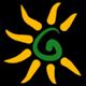 Yellow and green Cambridge Childcare Centre Nursery logo — review copy